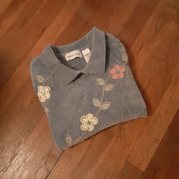 Alfred Dunner Sweaters - Velour Sweater